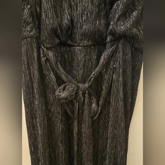 PMetallic Halter Maxi Dress Sz 22W - Picture 4 of 9